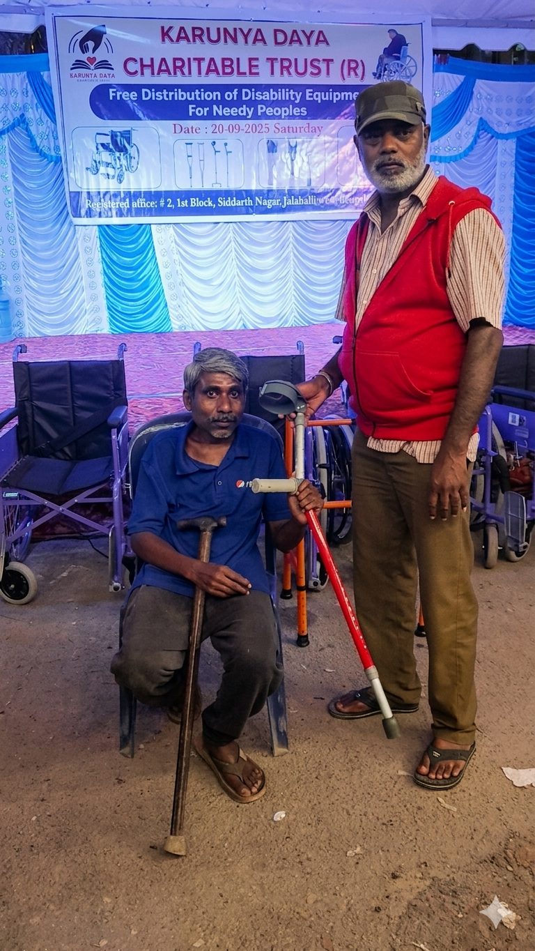 Walking aids distribution
